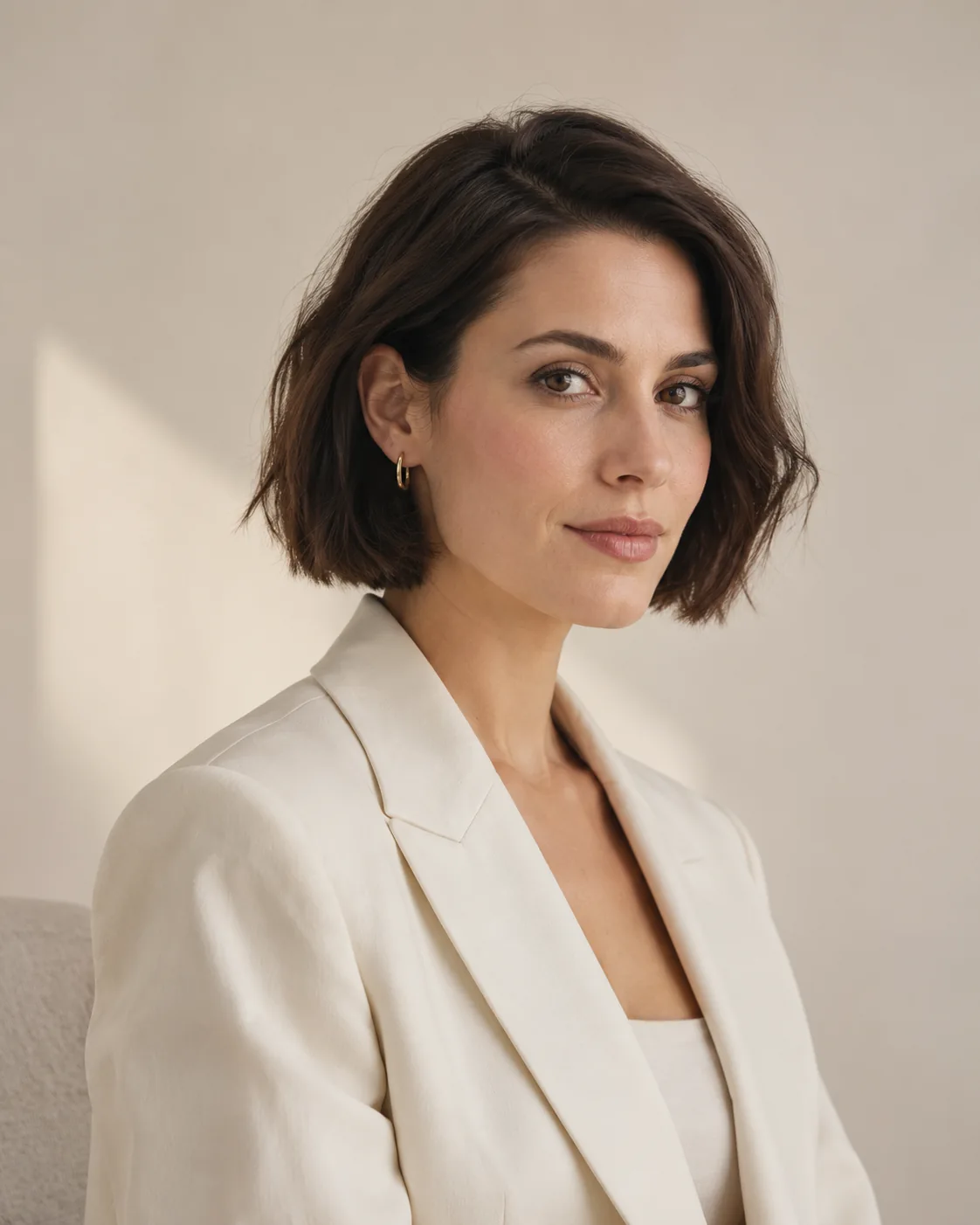 Haircut and styling detail